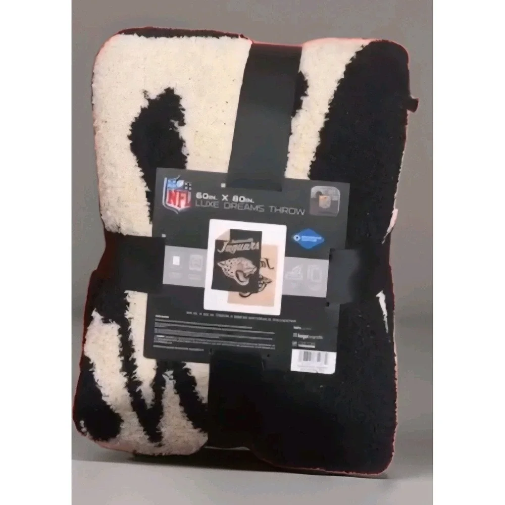 Logo‎ Brands Jacksonville Jaguars Luxe Dreams Throw, 60